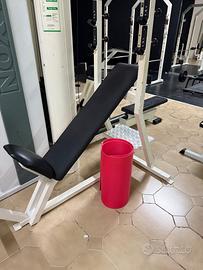 Panca 45 con supporti bilanciere