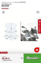 Cupolino Givi,plexiglass, BMW F 850 GS E 750