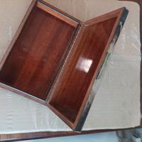 portaoggetti in legno con coperchio in me