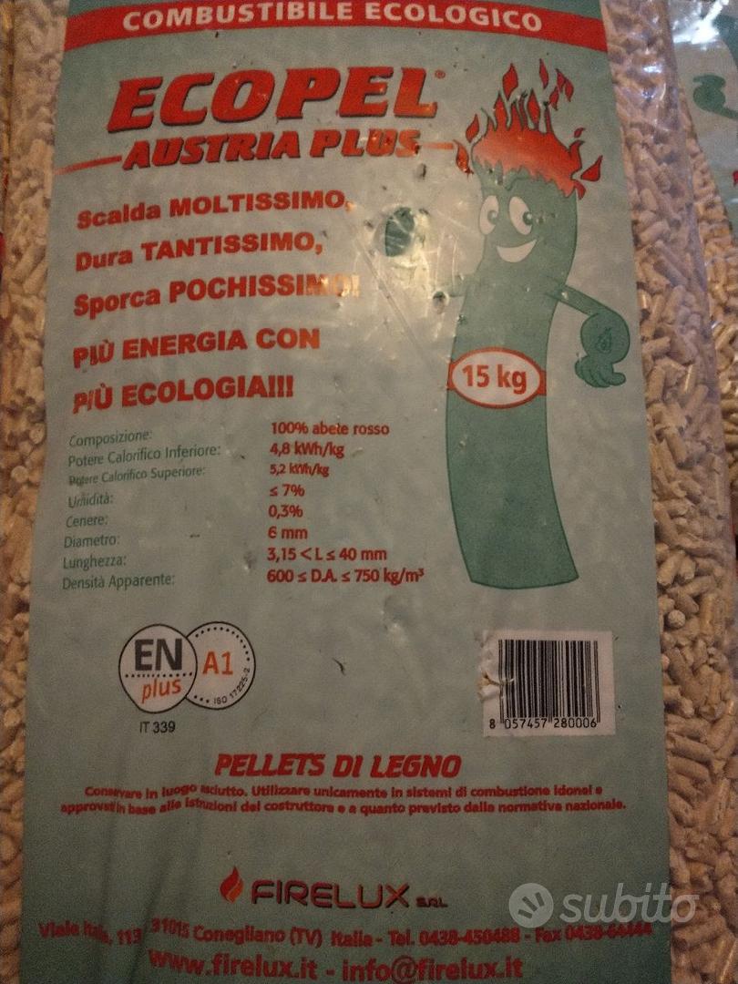 Sacchi Pellet 15 kg - Giardino e Fai da te In vendita a Verbano-Cusio-Ossola