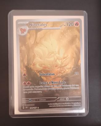 Pokemon Ninetales AR 199/197  Ossidiana Infuocata