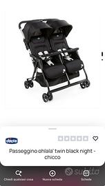 Passeggino gemellare chicco