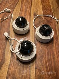 Ip camera dome HIKVISION 3 pezzi POE