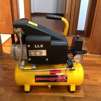 compressore aria 6 litri