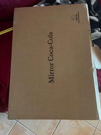 Quadro specchio bar cocacola