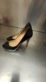 Décolleté  Louboutin  vernice nera