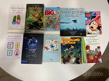 libri vari per bambini ragazzi e adulti