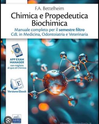 Chimica e propedeutica biochimica Bettelheim