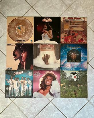 Lotto set dischi in vinile LP funk/soul '70
