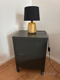 COPPIA di Comodino e lampada abat jour