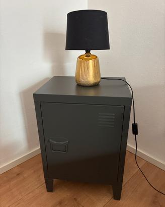COPPIA di Comodino e lampada abat jour
