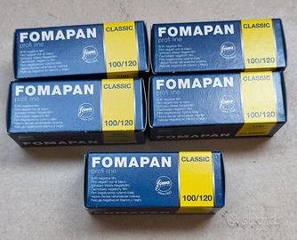Fomapan Classic 100 ISO pellicola BN 120 6x6 6x9
