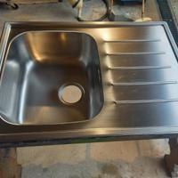 Lavandino cucina acciaio inox