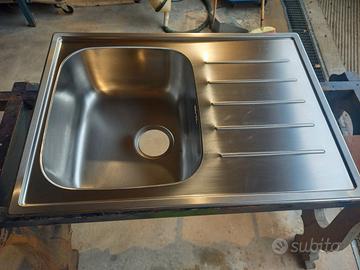 Lavandino cucina acciaio inox