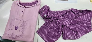 pigiama da donna in caldo cotone