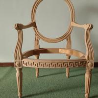 Poltroncine legno Grezzo da Verniciare e Imbottire