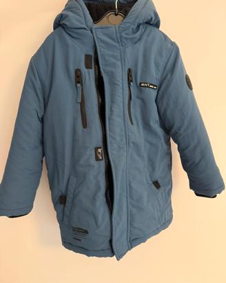 Giubbotto invernale Minoti bimbo 3/4 anni Blu Avio