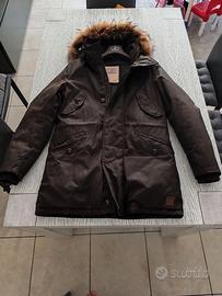 Giubbotto parka 10 East marrone taglia M