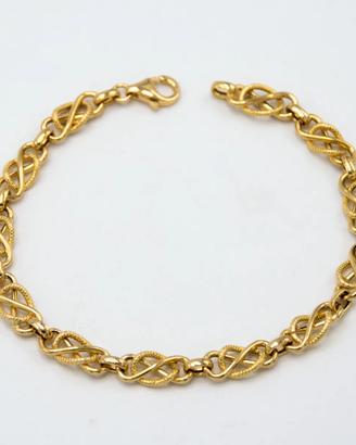 Bracciale in oro giallo 18 kt gold bracelet E.2537