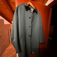 Cappotto Zara verde petrolio