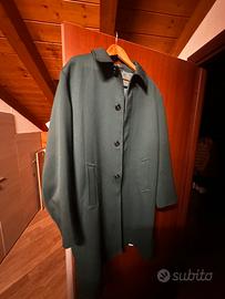 Cappotto Zara verde petrolio