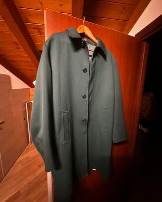 Cappotto Zara verde petrolio
