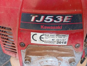 decespugliatore spalleggiato Kawasaki TJ 53 zaino