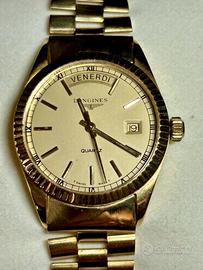 Longines Day-Date Quartz — Oro Massiccio 18kt (750