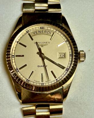 Longines Day-Date Quartz — Oro Massiccio 18kt (750