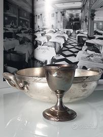 Cimeli transatlantico REX in argento tedesco