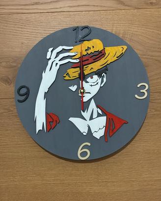 Orologio da parete Luffy One Piece