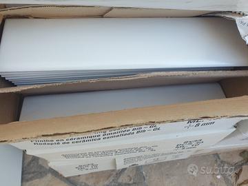 Battiscopa bianco opaco