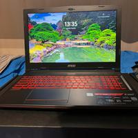 PORTATILE DA GAMING MSI GL63 8SD