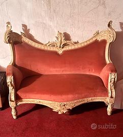 Divano stile Barocco Siciliano