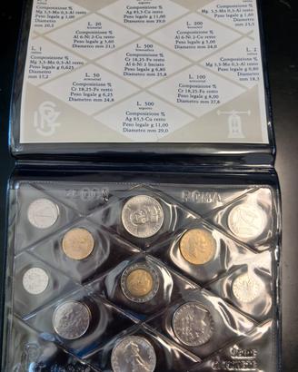 Divisionale Rep Italia 1988 con due 500 lire Arg