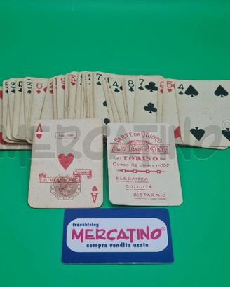 CARTE DA GIOCO ANTICHE VIASSONE