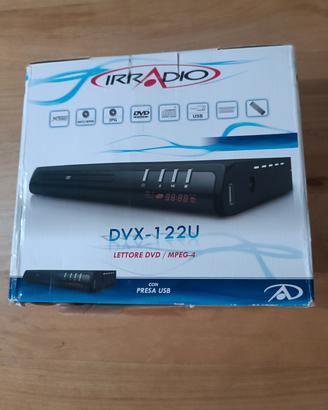 lettore DVD MPEG-4 Irradio con presa USB