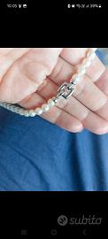 Collana perle e oro bianco DAMIANI 