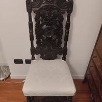 Sedia italiana fine XIX secolo – Stile Neo-Rin