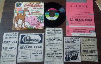 Adriano celentano clan lotto 45 giri spartito card