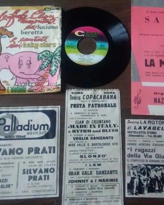 Adriano celentano clan lotto 45 giri spartito card