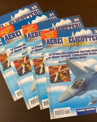 Aerei e Elicotteri Militari Fabbri nr. 29 30 31 32