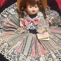 Bambola Porcellana Capodimonte Ciarapica cm 40