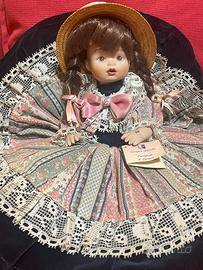 Bambola Porcellana Capodimonte Ciarapica cm 40