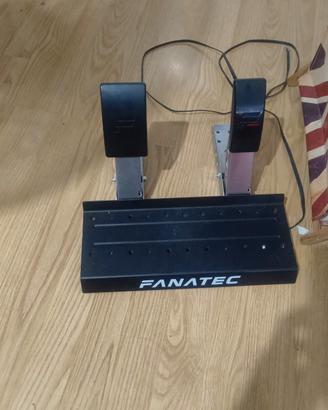 fanatec pedaliera bundle csl pedals + clutch