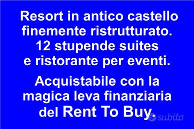 Resort con vista panoramica in antico castello
