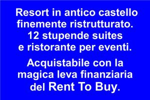 Resort con vista panoramica in antico castello