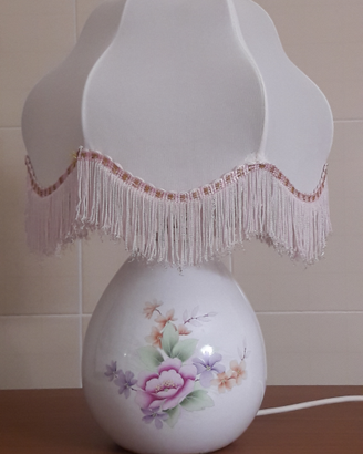 Lampada abat-jour porcellana per camera da letto