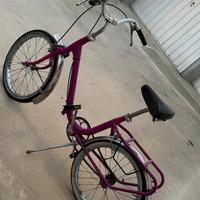 Graziella pieghevole fucsia – bici vintage