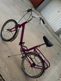 Graziella pieghevole fucsia – bici vintage